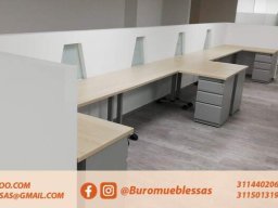 islas de trabajo mobiliario para oficina